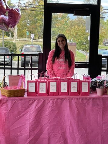 Junior Grace Simmons has been instrumental in organizing Breast Cancer Awareness campaigns.