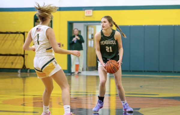 Senior Annelise Dexter recently scored her 1,000th point in a game versus John Stark Regional, joining seven other PA players to make the elite list since 2000. 